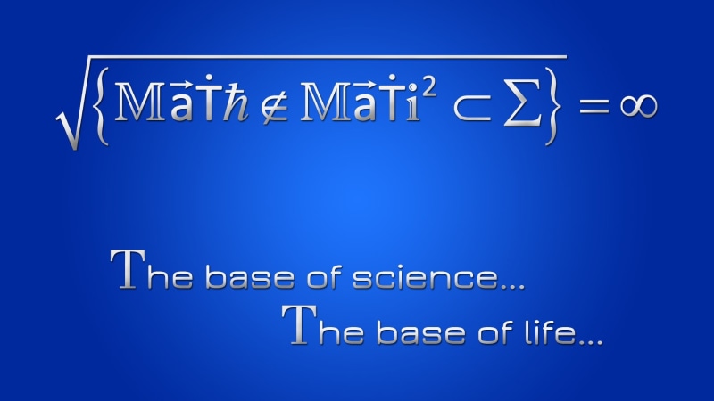 text, blue background, mathematics, symbols, no people, message, sign, information, 1080P, computer language, virus, blue, quote, single line, single word