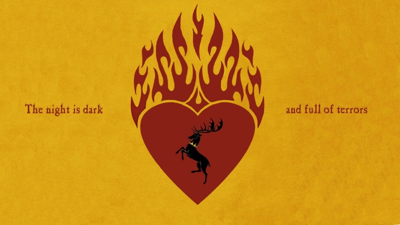 stags, House Baratheon, text, western script, Game of Thrones, emotion, communication, paper, 1080P, yellow background, yellow, no people, positive emotion