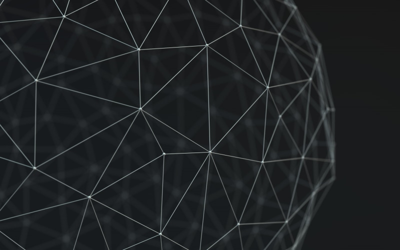 minimalism, Wireframe, abstract, 2K
