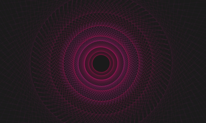 wireframe, 2K, pink pattern, pattern, black background, abstract