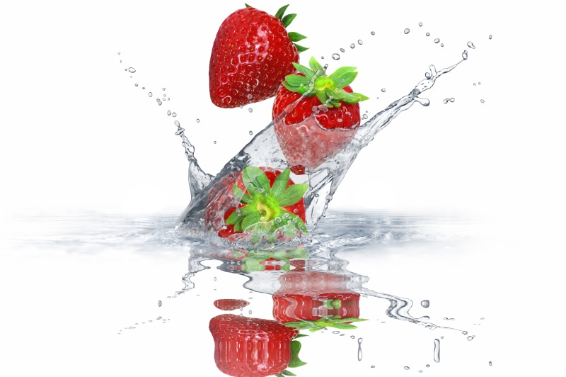 fruits, nature, fruit, flowing Water, indoors, alcohol, freshness, healthy Eating, cocktail, studio shot, refreshment, berry fruit, red, green Color, drops