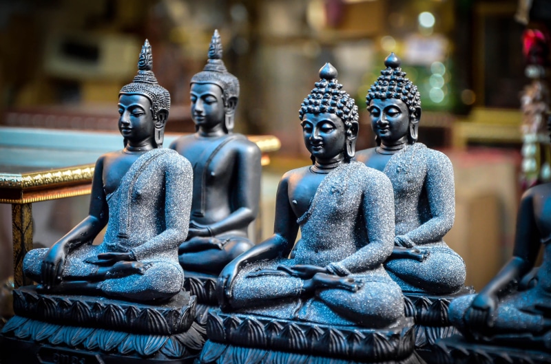 culture, thai, decoration, worship, male likeness, representation, background, statue, clay, china, india, decorative, gold, beautiful, faith, famous, buddhism