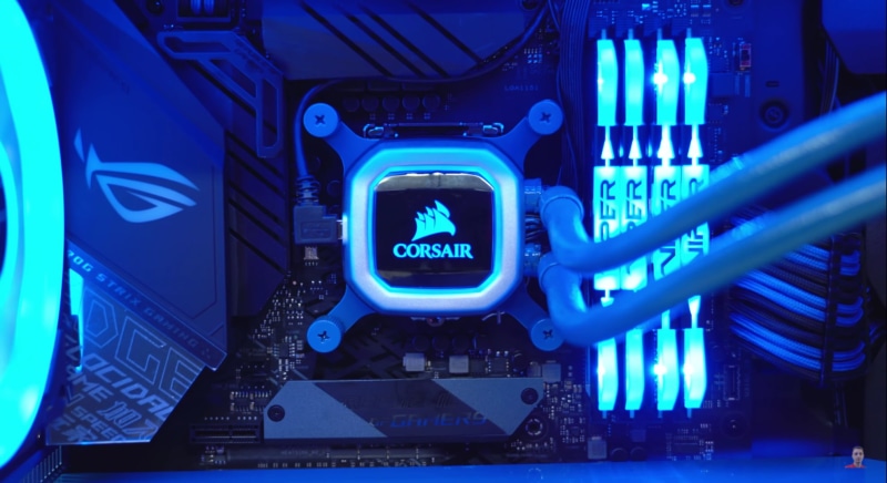 liquid cooling, Corsair, Pc build, 1080P