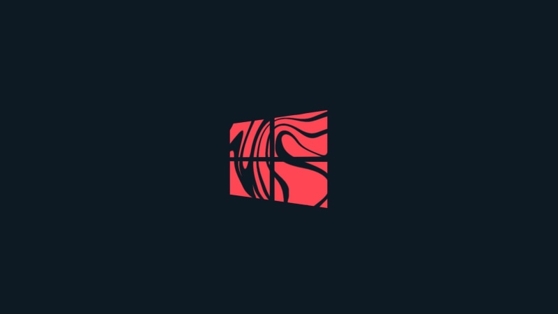 abstract, liquid, Windows 10, minimalism, logo, operating system, 1080P, pink, windows os, Valorant, blue