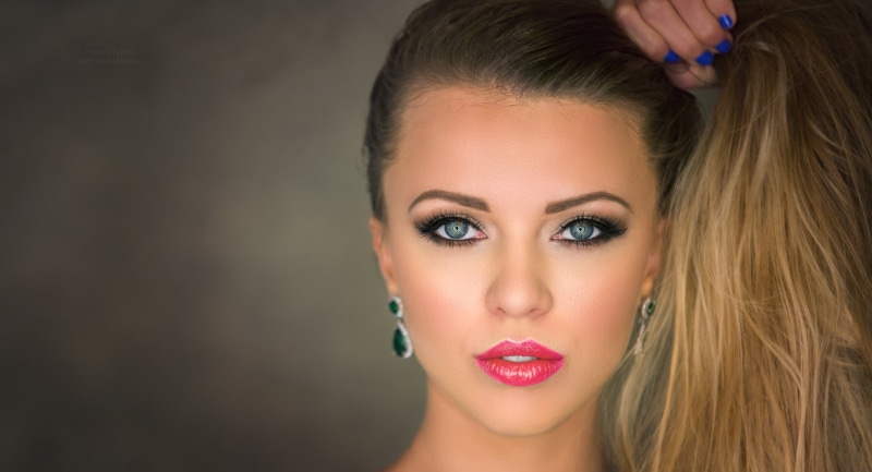 model, earrings, women, face, hair, 1080P, makeup, s, drop, black, portrait, blonde