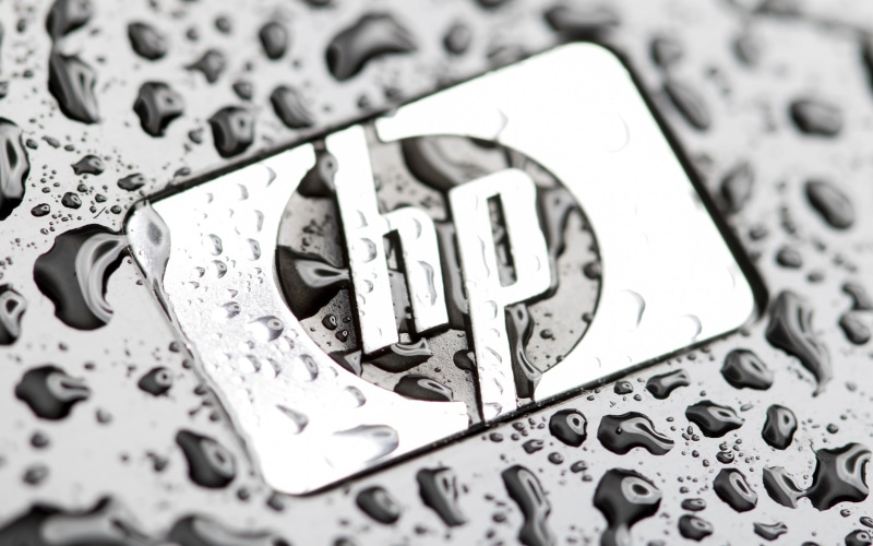 Drops, HP, Logo, Water, 2K