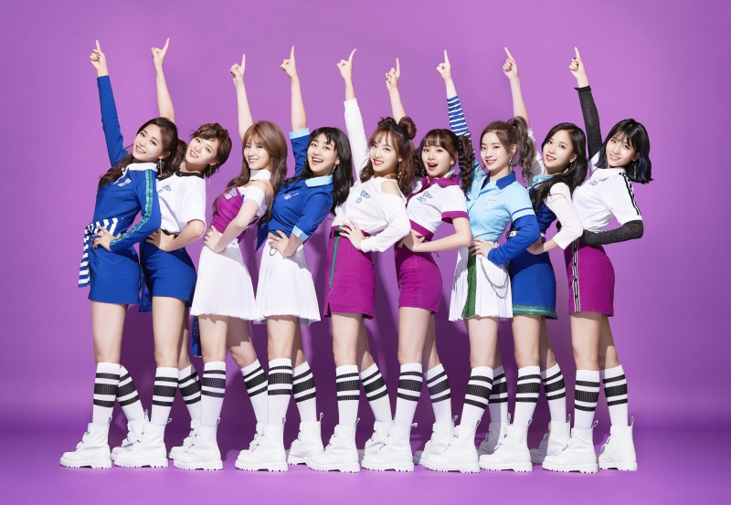 human arm, girls, women, child, K-pop, teamwork, excitement, emotion, happiness, group of people, Asian, smiling, body part, Twice, hand raised, singer