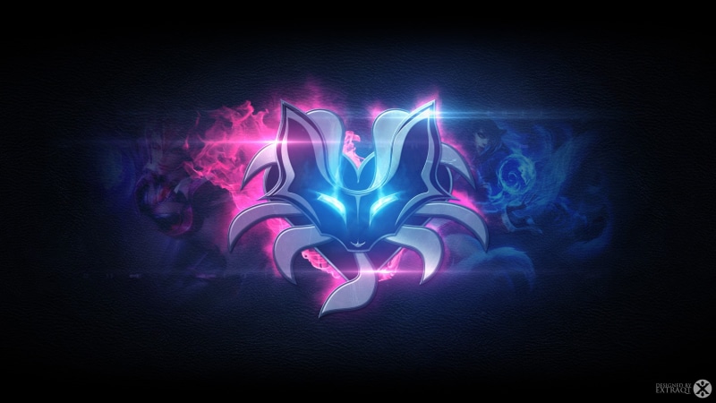 Riot Games, human limb, Ahri, people, abstract, pink, pink color, fox, glowing, finger, hand, limb, neon colored, human hand, purple, digital, healthcare and medicine