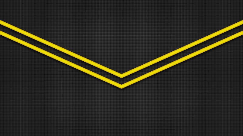 minimal, flat, black, flat design, 8k uhd, envelope, minimal art, grey, classic, 8K, yellow