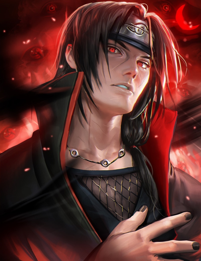 realistic, Uchiha Itachi, Sakimichan, 720P, Naruto Shippuuden