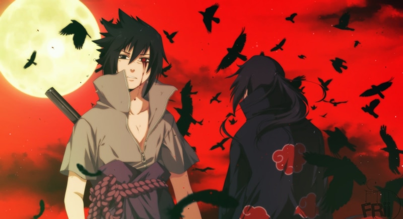 Naruto, 1080P, Sasuke Uchiha, Itachi Uchiha