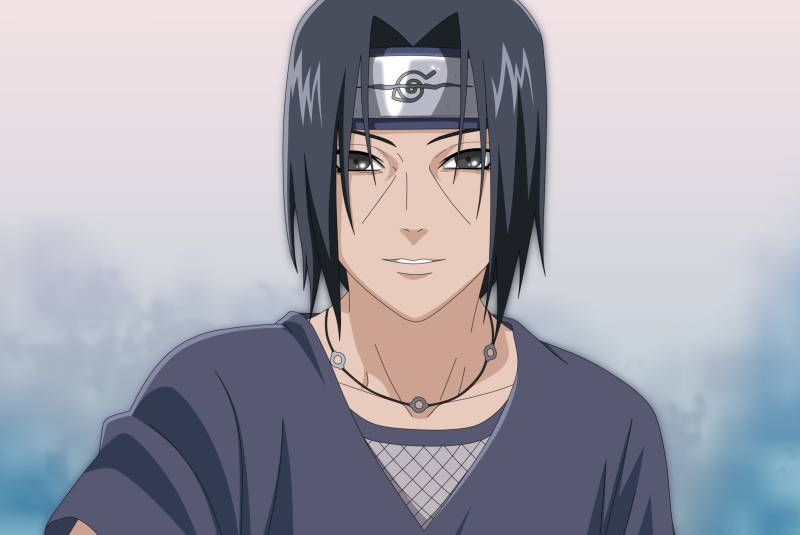 headshot, looking, young Adult, illustration, beautiful, leisure activity, fashion, human Face, naruto, casual clothing, itachi uchiha, obscured face, one Person