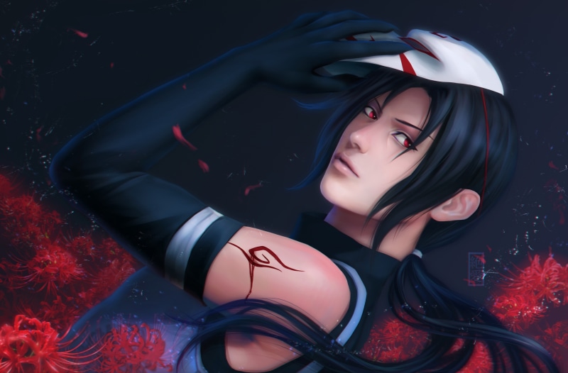 uchiha, anime, naruto shippuuden, naruto, 2K, itachi, uchiha itachi, shippuuden, anbu