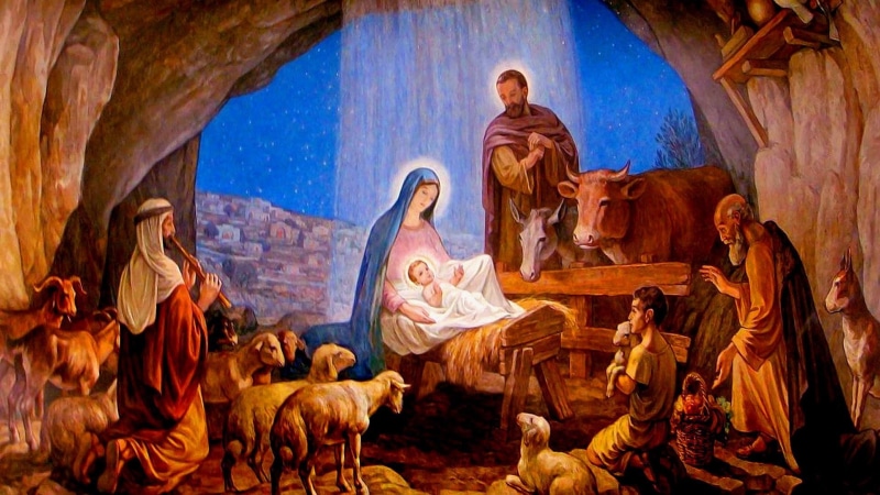 nativity scene, 1080P, christmas, celebration, jesus christ
