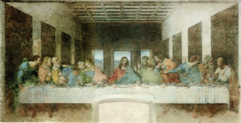 sculpture, women, Jesus Christ, classic art, architecture, painting, last, history, 1080P, The Last Supper, religion, spirituality, representation, male likeness