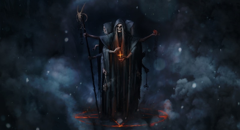 fantasy art, dark fantasy, inverted pentagram, skull, artwork, demon, heart, cross, 1080P
