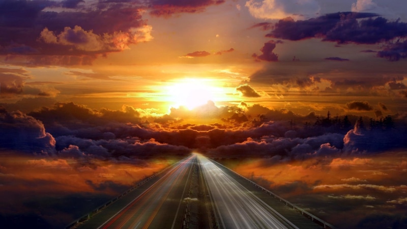 s, 1080P, heaven, fantastic, amazing, skyphoenixx1, marvel, picture, nice, beautiful, horizon, pretty, road