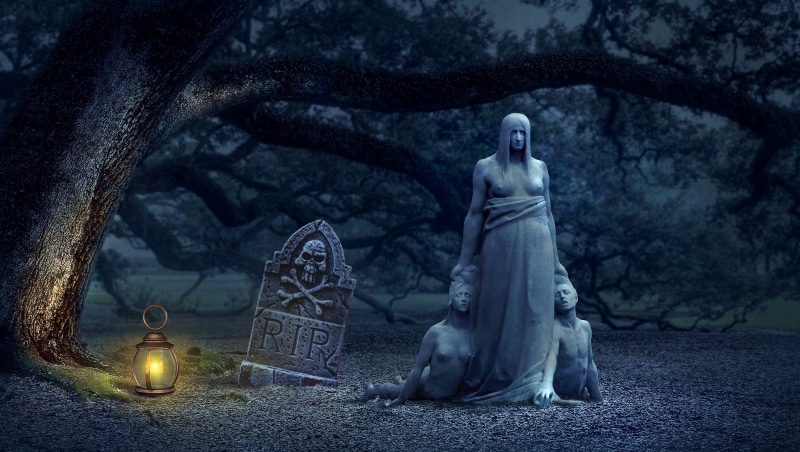gespenstig, people, men, figures, illuminated, emotion, cemetery, digital, light, fantasy, cruel, newlywed, man, gothic, rip, photo montage