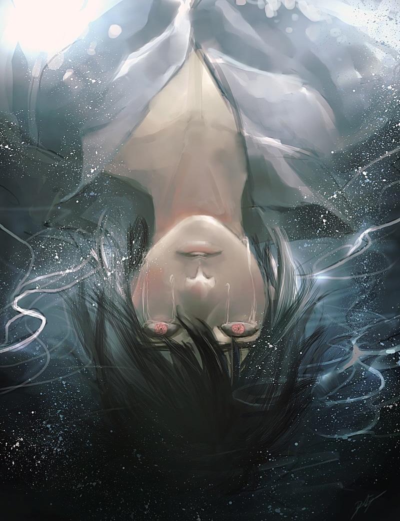 shippuden, one person, female likeness, 720P, crying, sasuke, Naruto Shippuuden, young women, front view, eyes closed, Uchiha Sasuke, beautiful woman