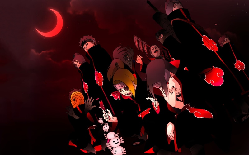 Kakuzu (Naruto), Sasori (Naruto), Hidan (Naruto), Konan (Naruto), Deidara (Naruto), Akatsuki (Naruto), Pain (Naruto), Zetsu (Naruto), 1080P