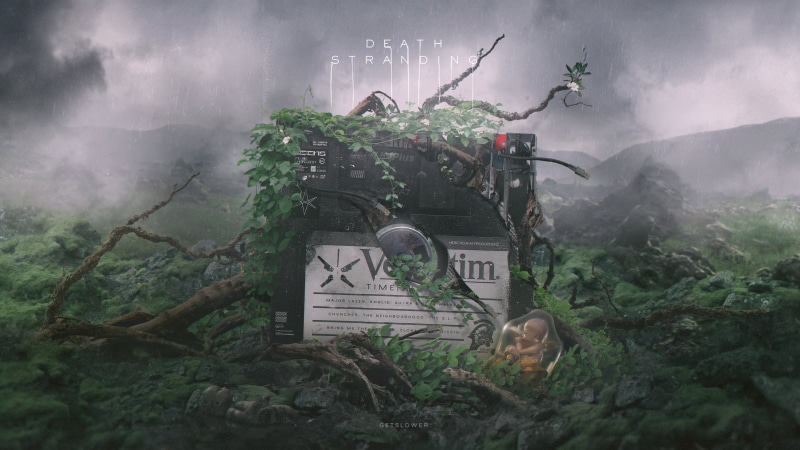 konami, The Originals, 4K, Mads Mikkelsen, Bring Me the Horizon, cyberpunk, Chvrches, Hideo Kojima, Death Stranding, dark, future forest city