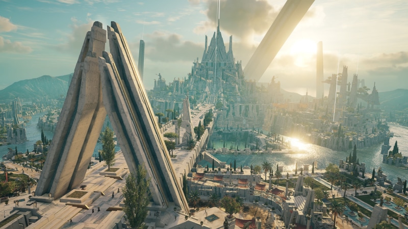 future, Fiction, the city of imagination, the city, fantasy, 4K