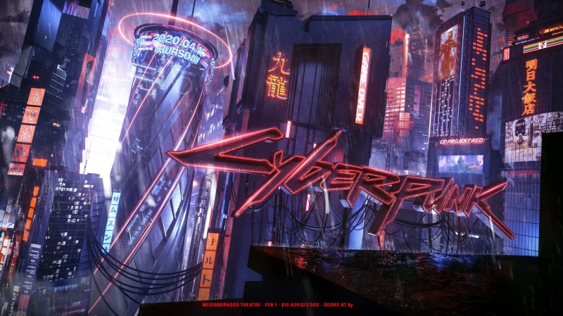2K, cyber city, neon, Game Graphics, cyberpunk, Cyberpunk 2077, poster, women, cyber
