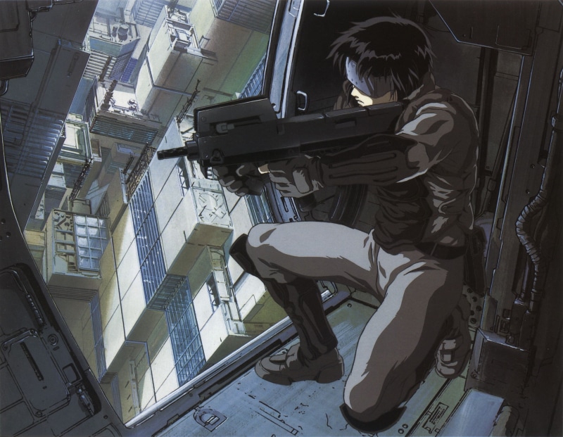 architecture, casual clothing, technology, aerospace industry, industry, futuristic, army, real people, illustration, cyberpunk, machinery, anime, males