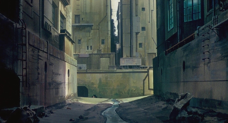 building exterior, history, old, street, Ghost in the Shell, no people, building, architecture, built structure, anime, nature, empty, the past, city, direction