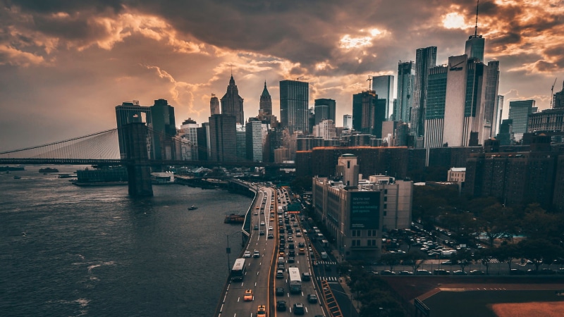 building, no People, new York State, east River, urban Skyline, transportation, freedom Tower - New York, river, New York City, building Exterior, architecture