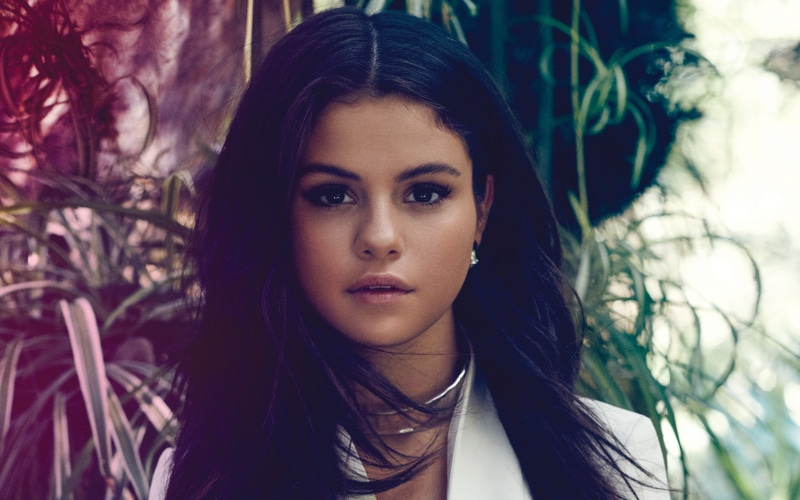 2015, beauty, makeup, model, Zoey Grossman, photographer, brunette, selena, 4K, gomez, actress, portrait, hair, Selena Gomez, singer, Billboard