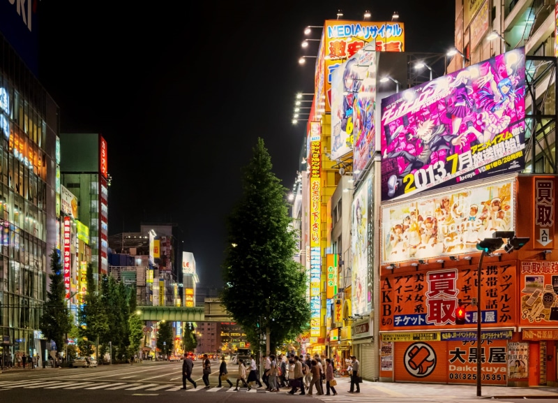communication, city, urban, nightlife, billboards, downtown District, asia, sign, text, cities, Tokyo, store, building Exterior, 2K, city Life, travel