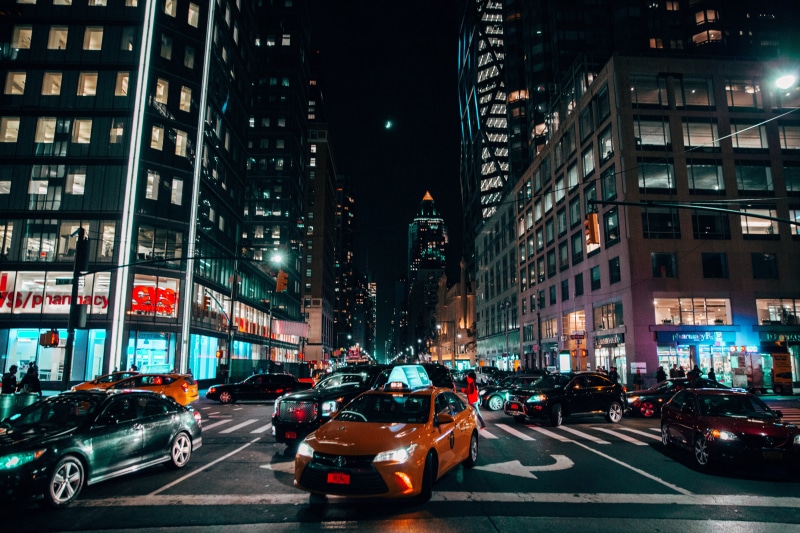 famous Place, times Square - Manhattan, business, sedan, blurred Motion, illuminated, architecture, cityscape, new York State, people, city street, midtown Manhattan