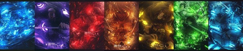 choice, large group of objects, full frame, hanging, illuminated, retail, backgrounds, nature, pattern, Hanji Zoe, Shingeki no Kyojin, Armin Arlert, panoramic