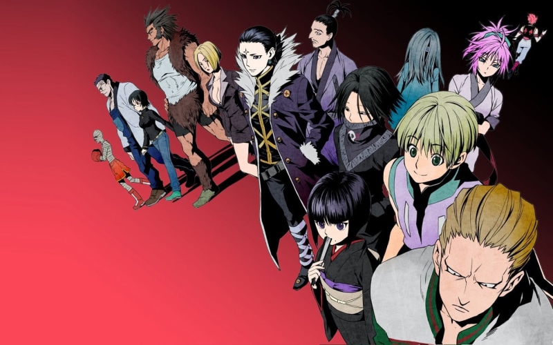 studio shot, x, Hunter x Hunter, crowd, real people, spider, males, group of people, young women, arts culture and entertainment, hunter, emotion, Hisoka 