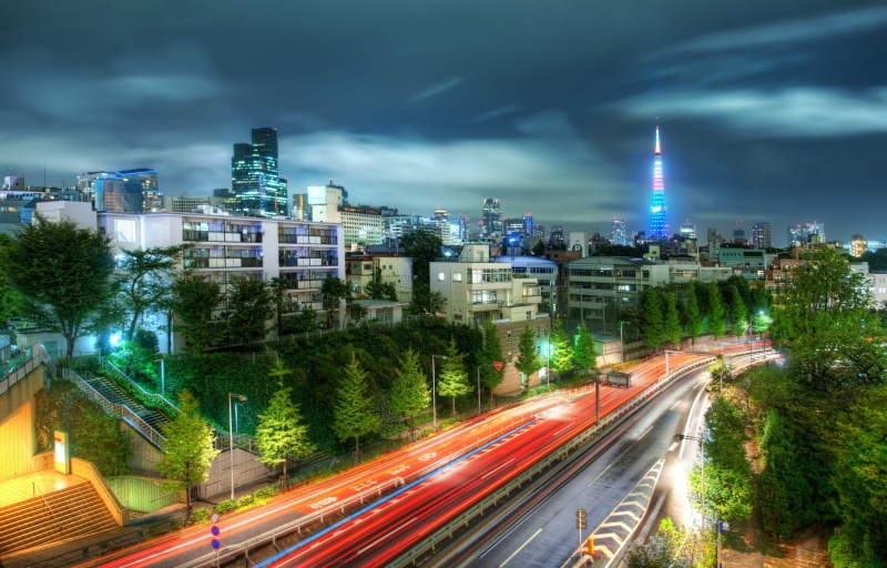 high-rise buildings, 東京, metropolis, famous Place, photography, blog, asia  building, cyberpunk, urban Scene, illuminated, downtown, nightlife, traffic