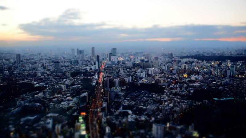 urban Scene, street, Tokyo, photography, tokyo Prefecture, tower, aerial, business, skyscraper, office Building, asia, modern, sky, famous Place, built Structure