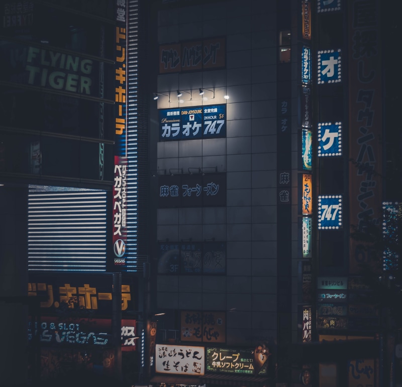 shibuya, outdoors, japanese-city, billboard, evening, people Traveling, japan, east Asian Culture, building, urban, time, city Life, city, neon-light, cyberpunk