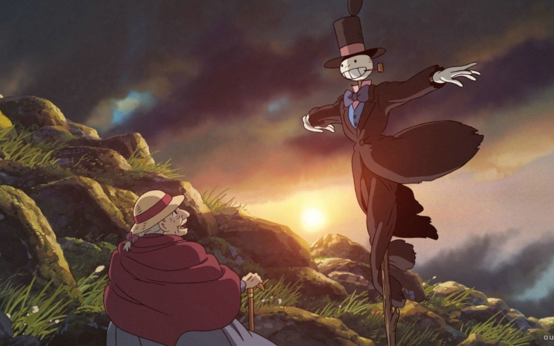 castle, howl 039 s, miyazaki, castles, 720P, moving, hayao