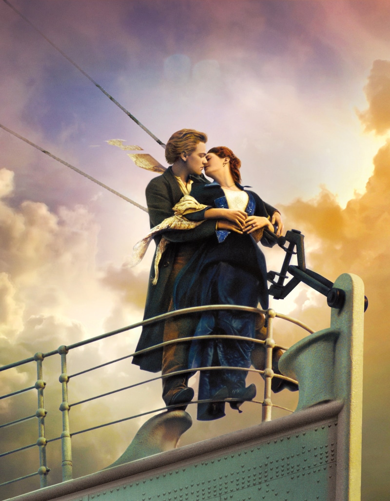 people, positive emotion, outdoors, togetherness, dating, Leonardo DiCaprio, emotion, sunset, teenager, men, Titanic, love, 5K, adolescence, couple - relationship