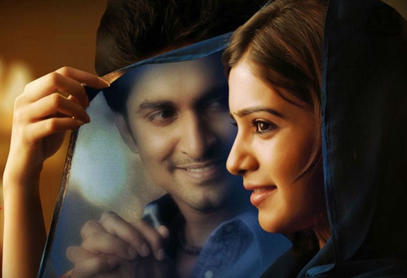 adult, movie, two people, nani, s, bollywood, headshot, holding, samantha, young adult, Bollywood Movies, men, smiling, 720P, young men, indoors, happiness