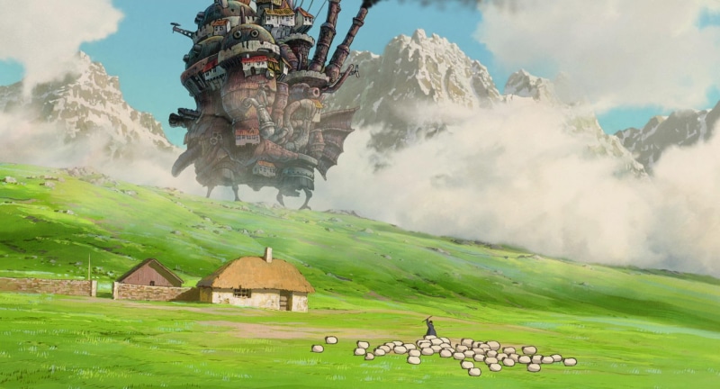 studio, illustraion, 1080P, s, house, hayao miyazaki, howls moving castle, brown, studio ghibli, miyazaki, moving, castle, anime, howl, hayao, ghibli