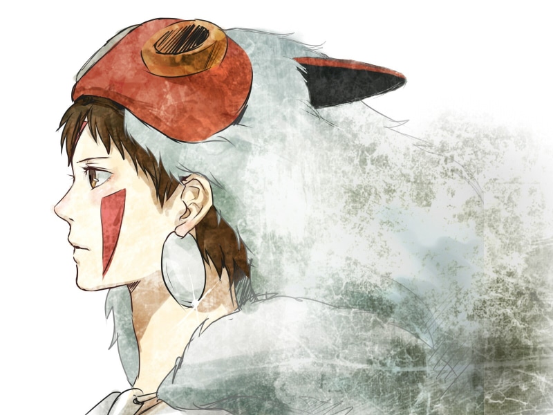 anime, Studio Ghibli, 720P, Princess Mononoke