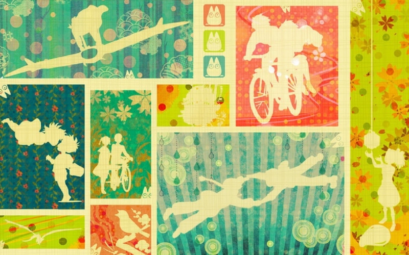720P, Totoro  Princess Mononoke  ponyo  Castle in the Sky  Howls Moving Castle  My Neighbor Totoro  Studio Ghibli