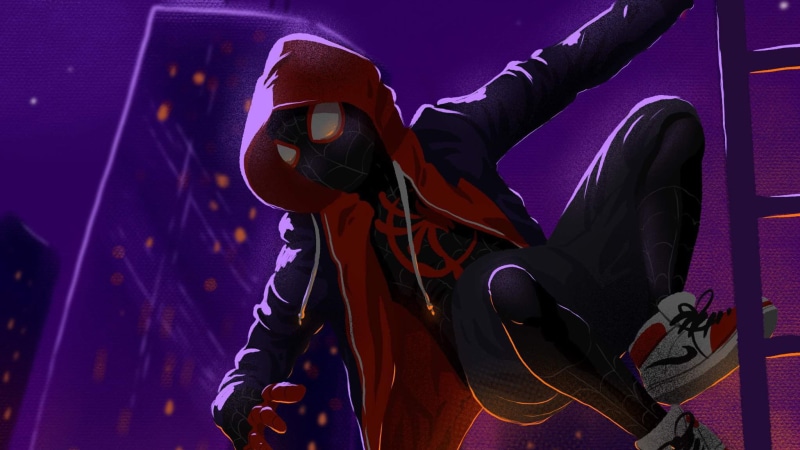 1080P, Movie, Spider-Man: Into The Spider-Verse, Marvel Comics, Spider-Man, Miles Morales