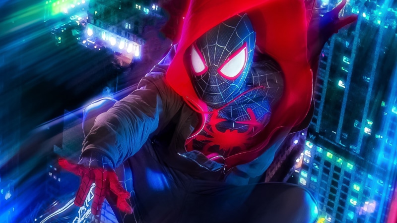 1080P, Spider-Man, Miles Morales, Movie, Spider-Man: Into The Spider-Verse