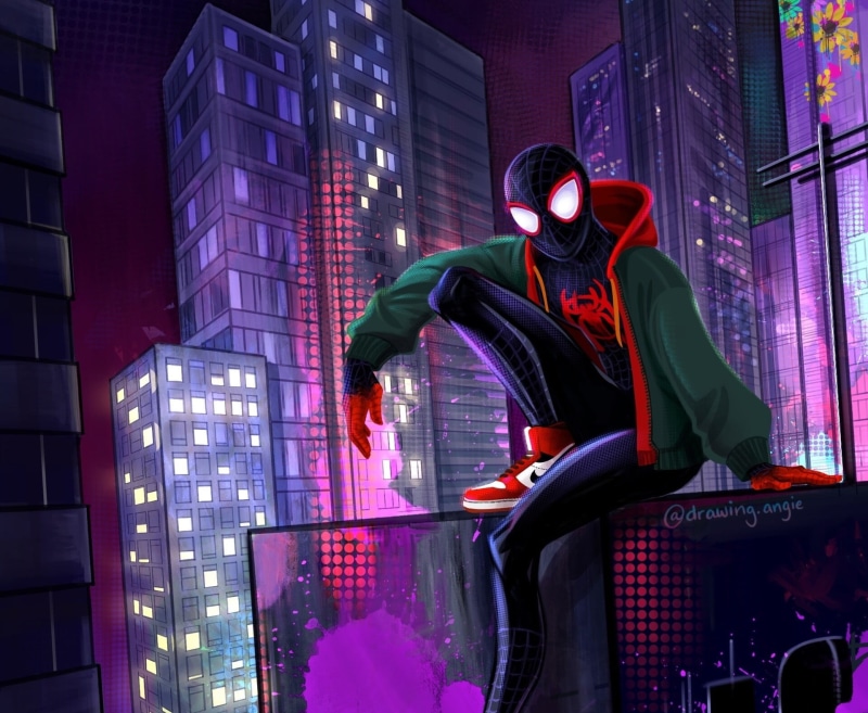 Spider-Man: Into The Spider-Verse, Miles Morales, Spider-Man, 1080P, Movie, Marvel Comics