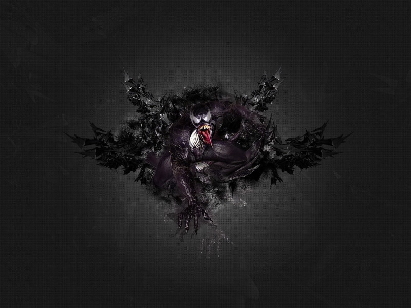 hd, dc, Venom, digital composite, animal representation, flowering plant, animal themes, close-up, 720P, tree, no people, Marvel Comics, nature, flower