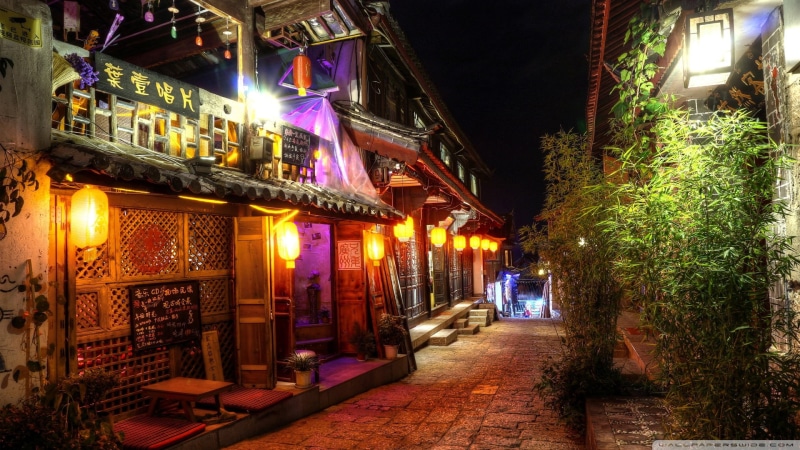 architecture, japanese, labeled, built Structure, lantern, asia, illuminated, building, night, colorful, tourism, cultures, bar - Drink Establishment, town