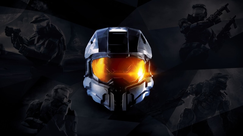 black, indoors, working, Halo, standing, occupation, holding, helmet, 1080P, isolated color, nature, gray, protective workwear, safety, Halo: The Master Chief Collection